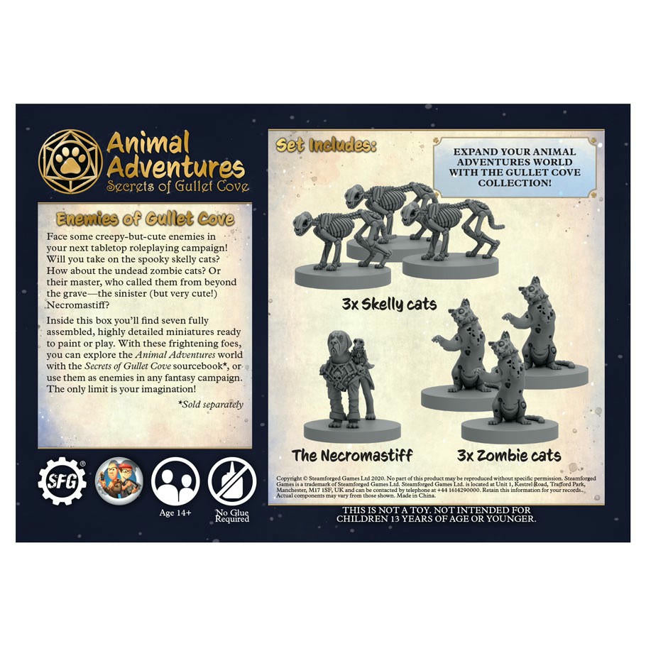 Image of Animal Adventures: Secrets of Gullet Cove: Enemies of Gullet Cover SFLAAGC-005