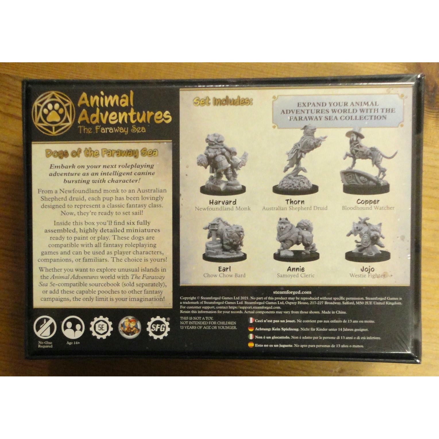 Image of Animal Adventures RPG: Dogs of the Faraway Sea Miniatures SFLAATFS-002