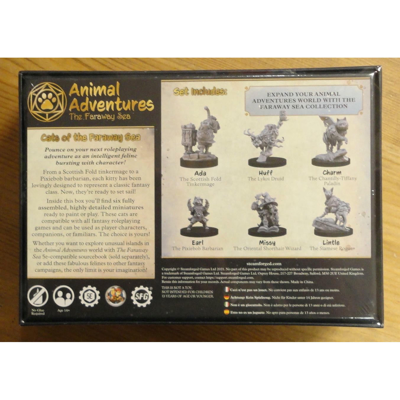 Image of Animal Adventures RPG: Cats of the Faraway Sea Miniatures SFLAATFS-003