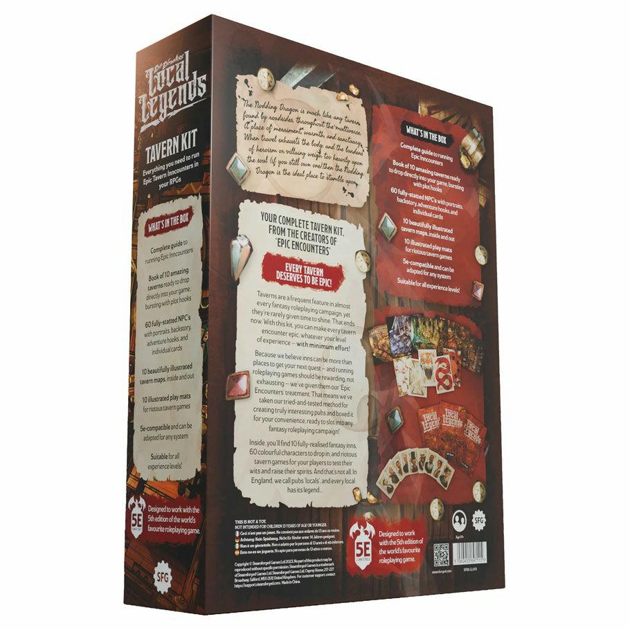 Image of Dungeons & Dragons 5E D&D Epic Encounters: Local Legends Tavern Kit 
