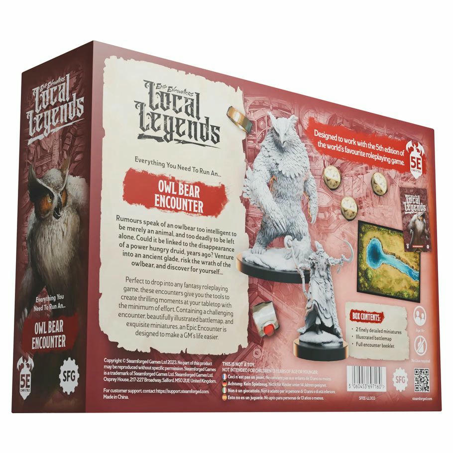 Image of Dungeons & Dragons 5E D&D Epic Encounters: Local Legends Owl Bear Encounter