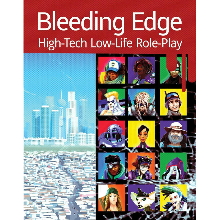 Image of Bleeding Edge: High-Tech Low-Life Roleplaying Game by Sanguine Games SGP8001