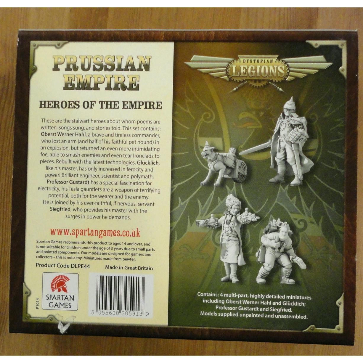 Image of Dystopian Legions Prussian Empire Heroes of the Empire Minaitures SGSDLPE44