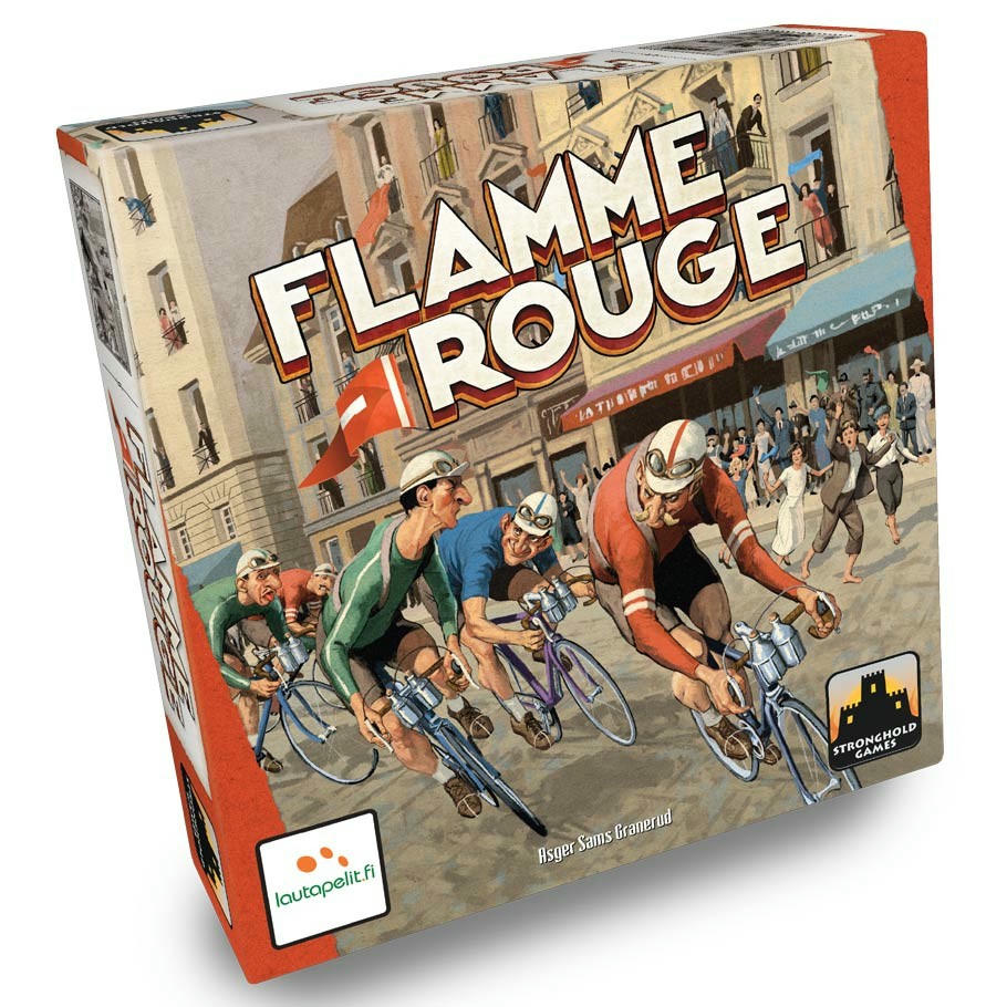 Image of Flamme Rouge board game by Stronghold Games SHG6010 2-4 play, 8+, 30+ Mins