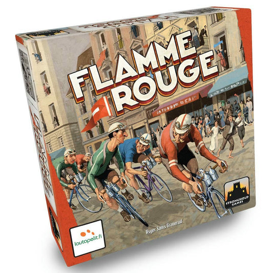 Image of Flamme Rouge board game by Stronghold Games SHG6010 2-4 play, 8+, 30+ Mins