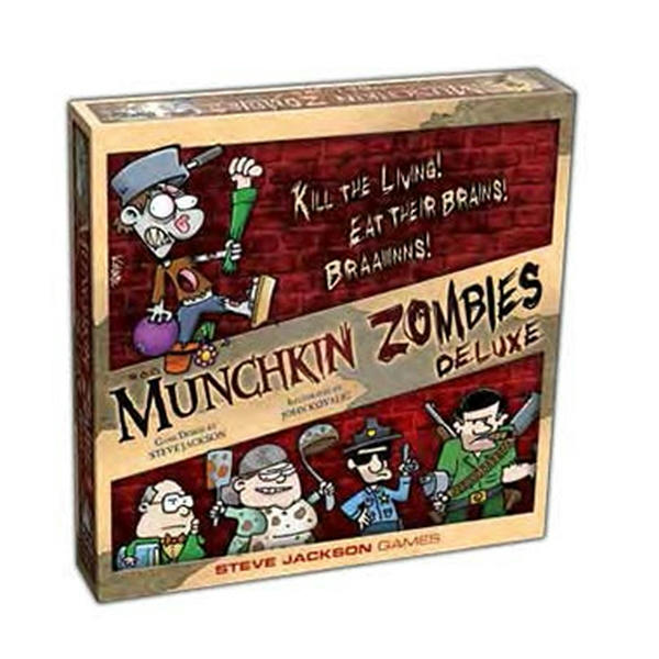 Image of Munchkin Zombies Deluxe Card Game by Steve Jackson Games  SJG1495