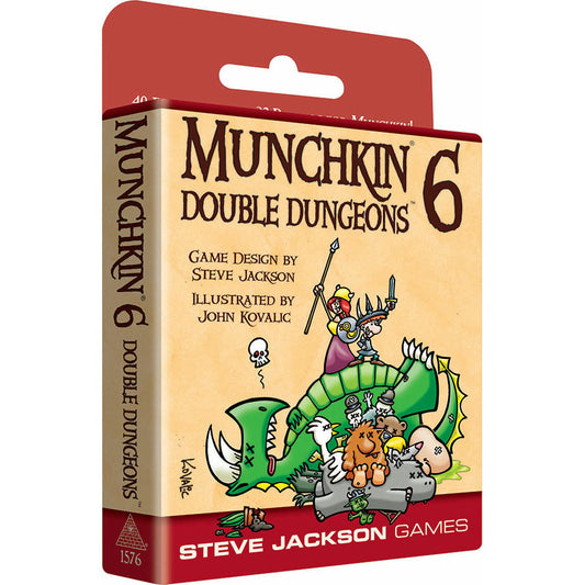 Image of Munchkin Card Game Expansion 6: Double Dungeons SJG1576