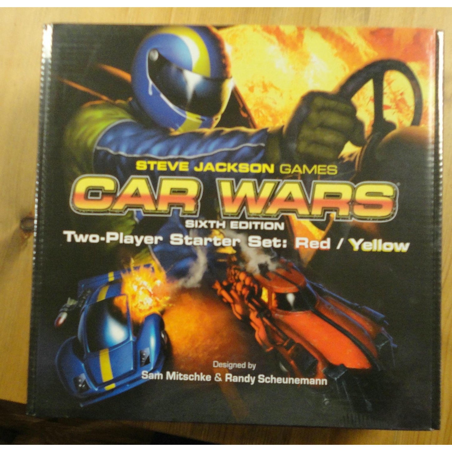 Image of Car Wars Sixth Edition 2-Player Starter Set (Red/Yellow) SJG2405