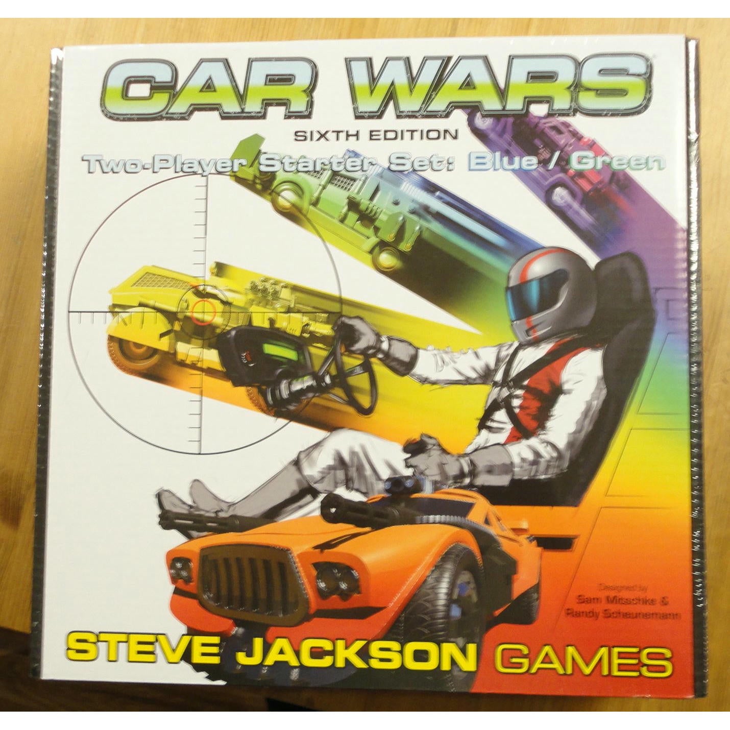 Image of Car Wars Sixth Edition 2-Player Starter Set (Blue/Green) SJG2406