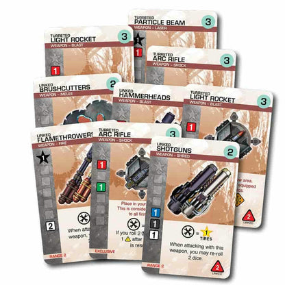 Image of Car Wars Sixth Edition Linked Weapons Pack Expansion Steve Jackson Games SJG2413