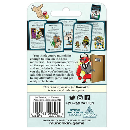 Image of Munchkin Card Game: Munchkin Bosses Expansion Set SJG4271