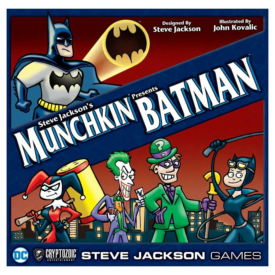 Image of Munchkin Batman Card Game by Steve Jackson Games SJG4441