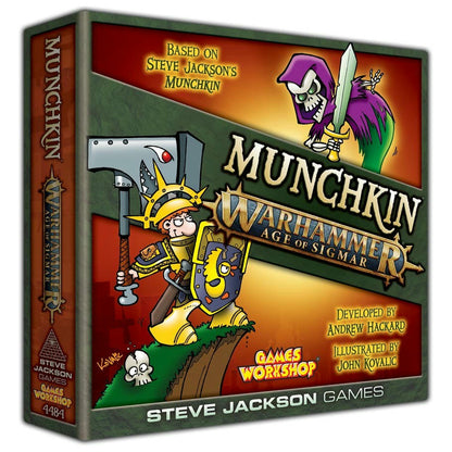 Image of Munchkin: Warhammer Age of Sigmar Board Game by Steve Jackson Games SJG4484