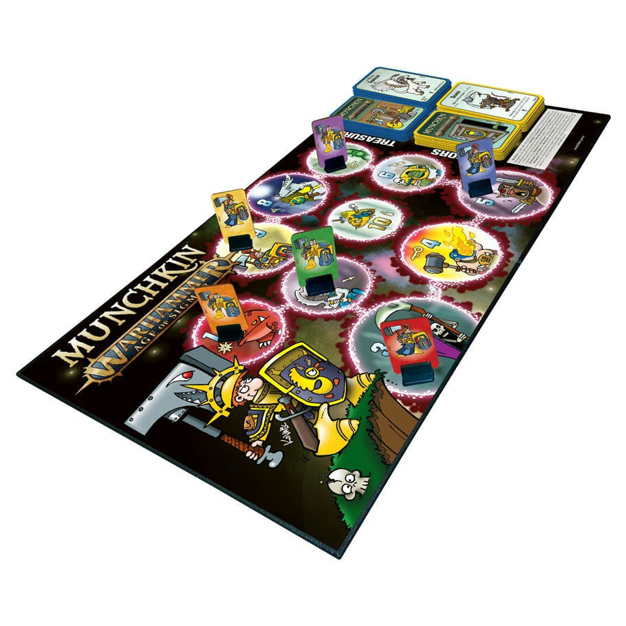 Image of Munchkin: Warhammer Age of Sigmar Board Game by Steve Jackson Games SJG4484