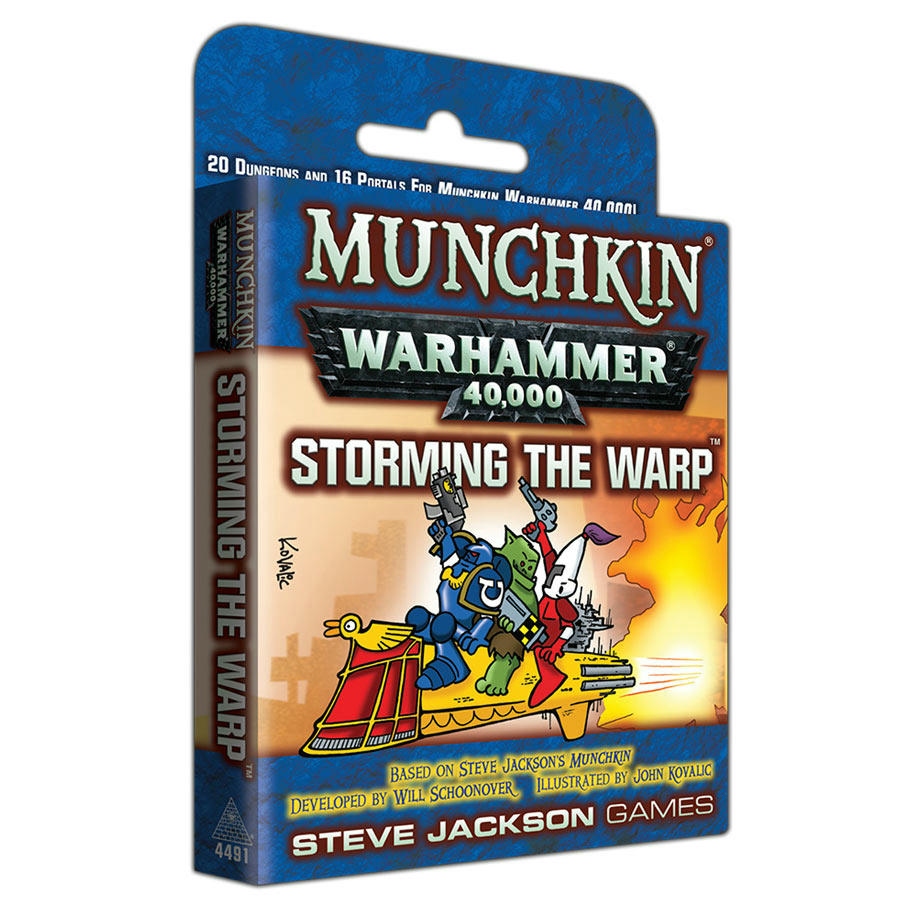 Image of Munchkin Warhammer 40K 40,000 Storming the Warp Expansion Steve Jackson