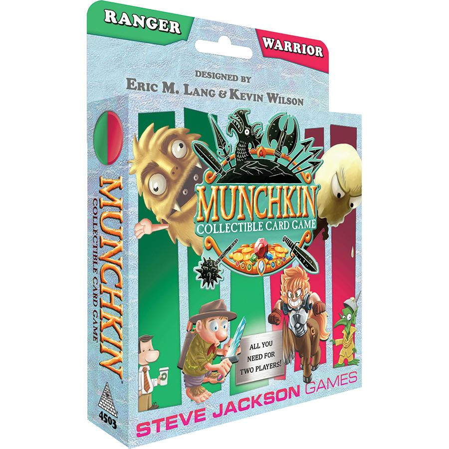 Image of Munchkin Collectible Card Game Ranger/Warrior 2-Player Starter Set SJG4503