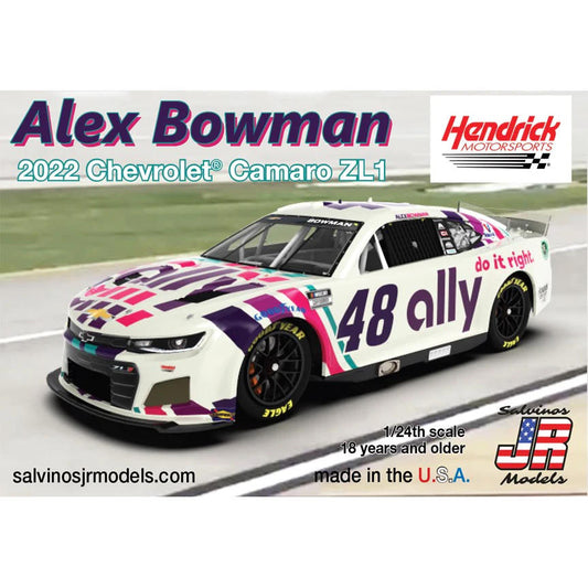 Image of 1/24 Hendrick Motorsports Alex Bowman 2022 Camaro Plastic