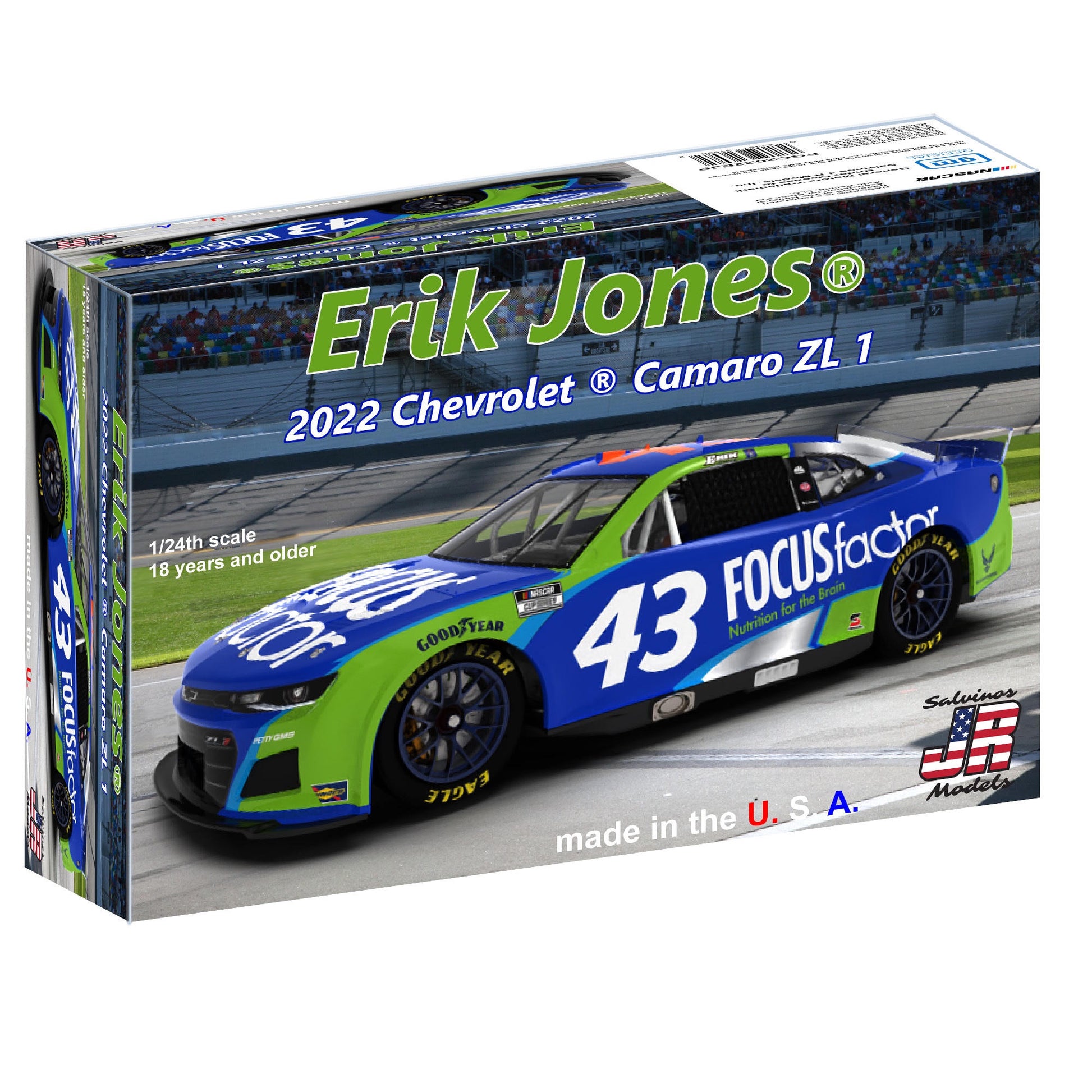 Image of 1/24 GMS Racing Erik Jones 2022 Camaro - Primary Livery