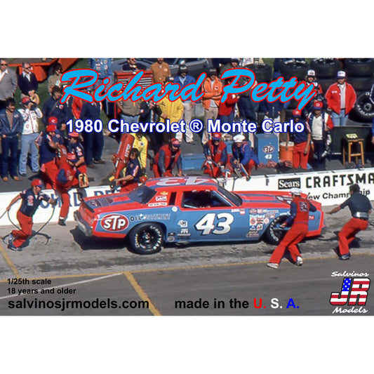 Image of 1/25 Richard Petty Racing 1980 Chevrolet Monte Carlo Reverse