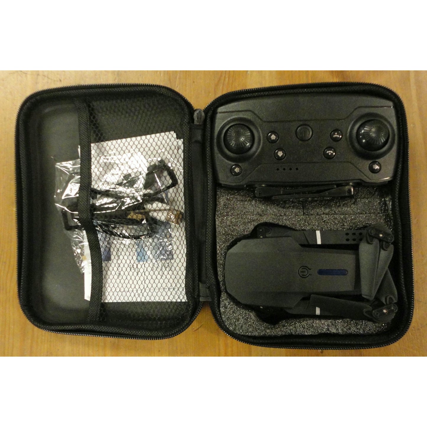 Image of Black 4K Camera Wifi FPV Ready-To-Fly Folding Camera Drone w/Storage Bag