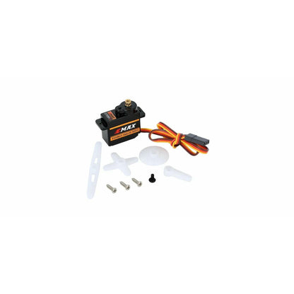 Image of EMAX ES08MA 12g Metal Gear Servo/Alloy Arm/Mount Fits Axial SCX24 Rock Crawler