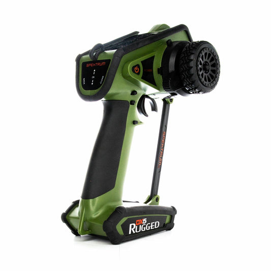 DX5 Rugged 5-Channel DSMR Transmitter Only, Green