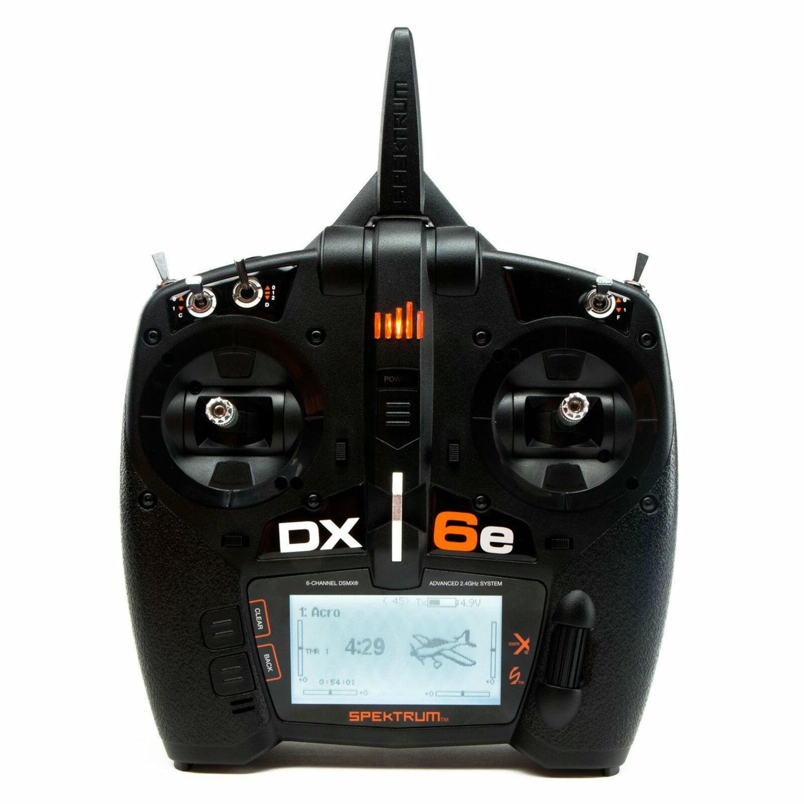 Image of Spectrum DX6e 6-Channel DSMX Airplane/Heli Radio (Transmitter Only) SPMR6655