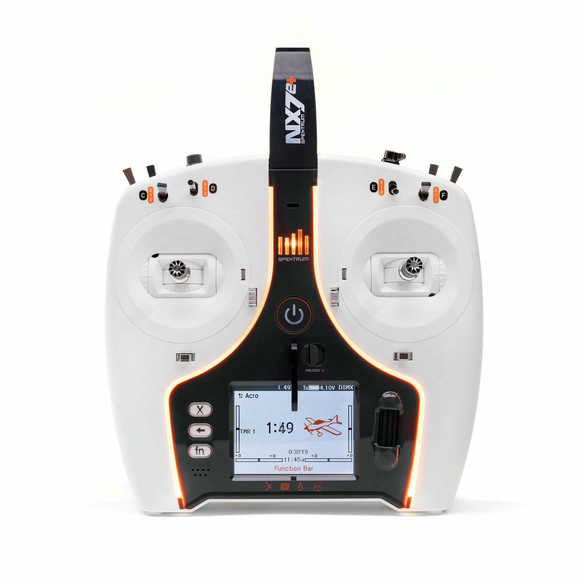 Image of Spektrum NX7+ 14-Channel 2.4Mhz DSMX Airplane/Heli Transmitter (Only) SPMR7110