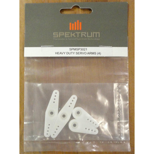 Image of Spektrum Heavy Duty Servo Arms (4pcs) SPMSP3021