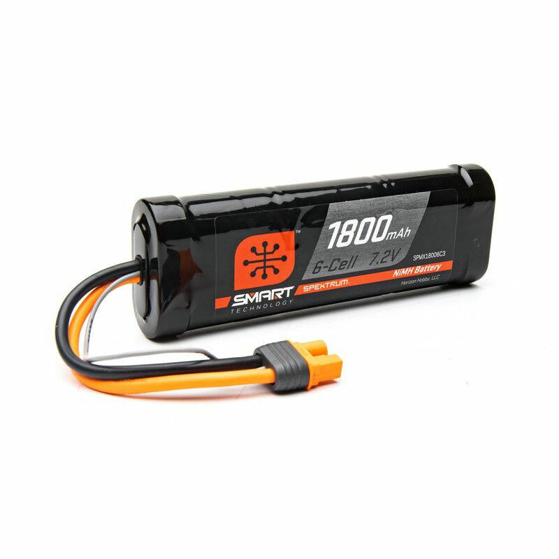 Image of Spektrum 7.2V Smart NiMH 1800mah Stick Battery w/EC3/IC3 Connector SPMX18006C3