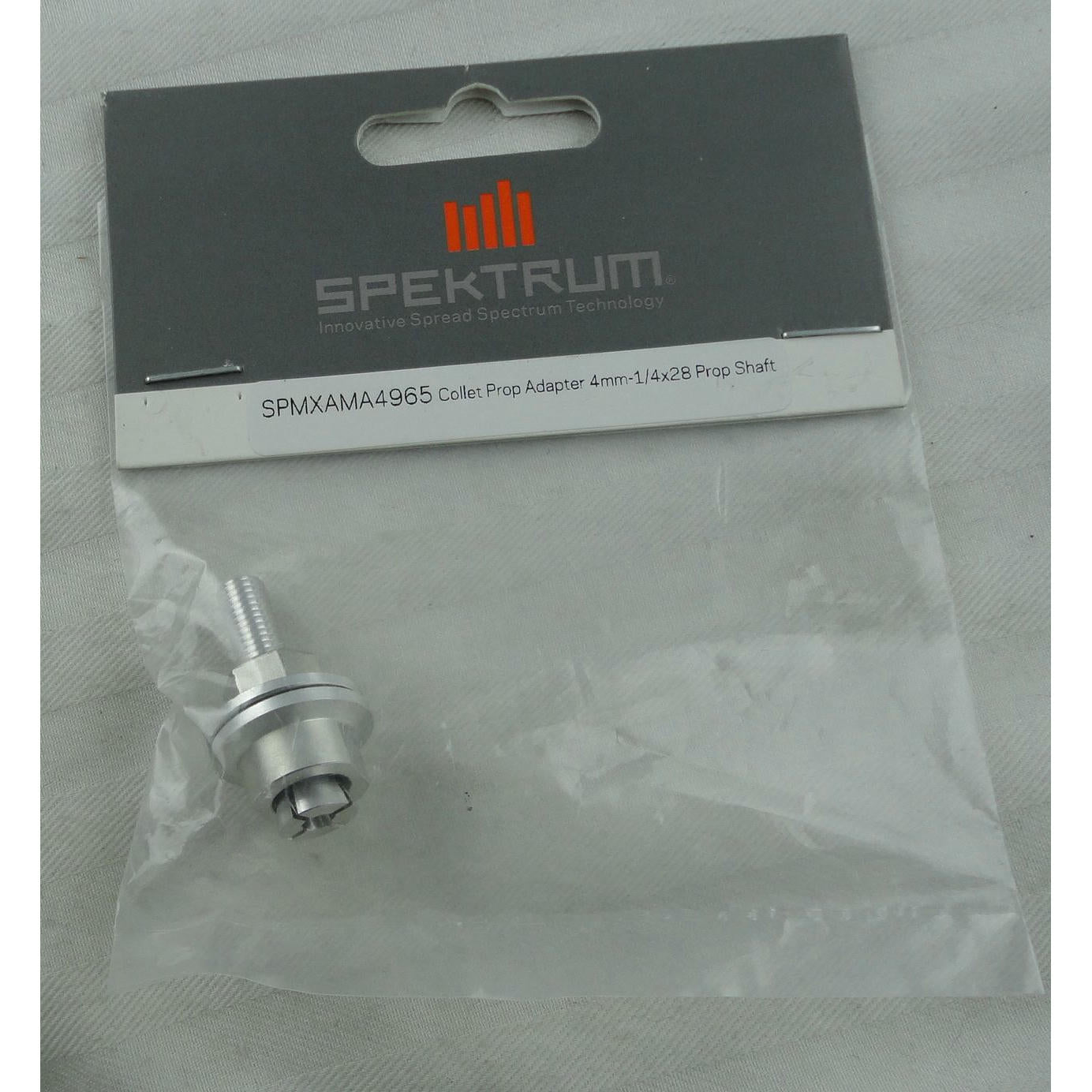 Image of Spektrum Collet Prop Adapter 4.0mm Input to 1/4x28 Output SPMXAMA4965