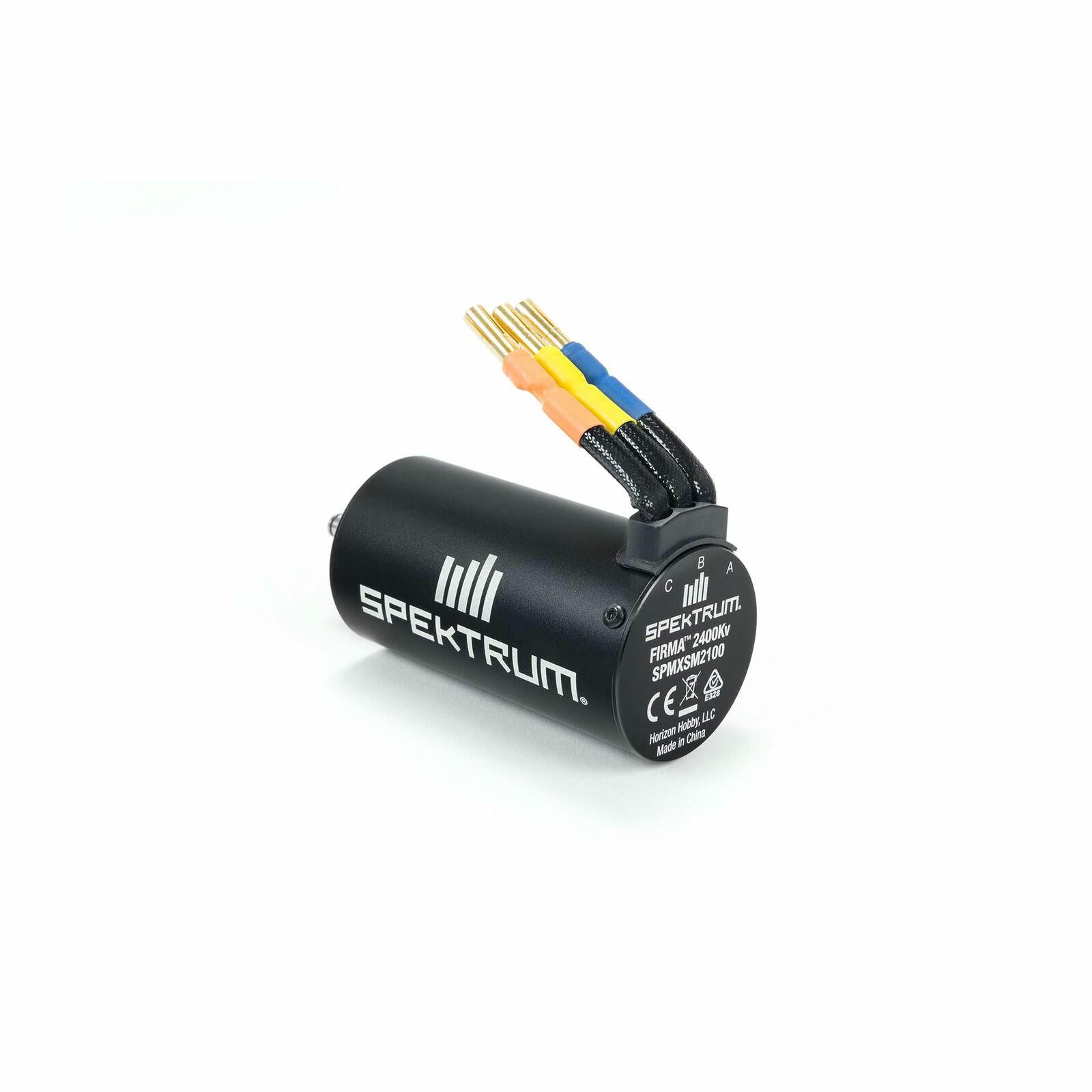 Image of Spektrum Firma 3668 2400kV 4-Pole 2S-4S Sensorless 1/10 Brushless Motor XSM2100