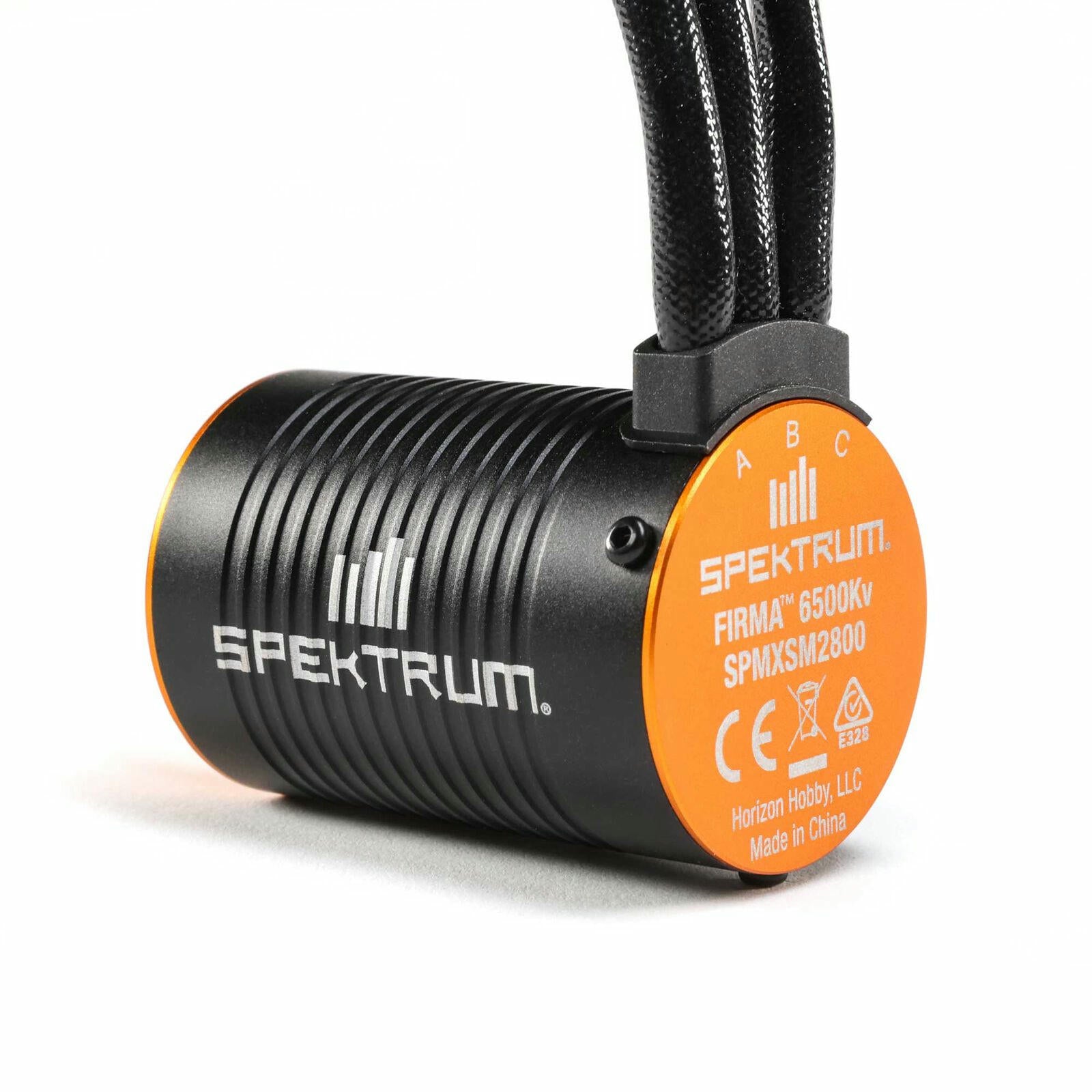Image of Spektrum Firma 6500kV 4-Pole Sensorless Brushless Motor SPMXSM2800 3.17mm Shaft