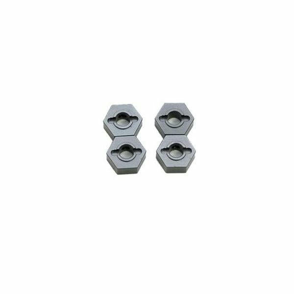 Image of CNC Gunmetal Aluminum Hex Wheel Adapters(4pcs) fits Traxxas TRX-4 TRX4 