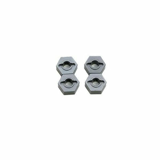 Image of CNC Gunmetal Aluminum Hex Wheel Adapters(4pcs) fits Traxxas TRX-4 TRX4 