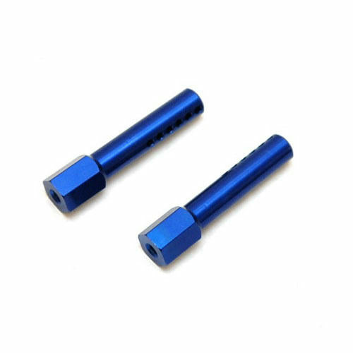Image of Traxxas Rustler/Slash Blue Alloy Front Body Posts SSPTST1914B