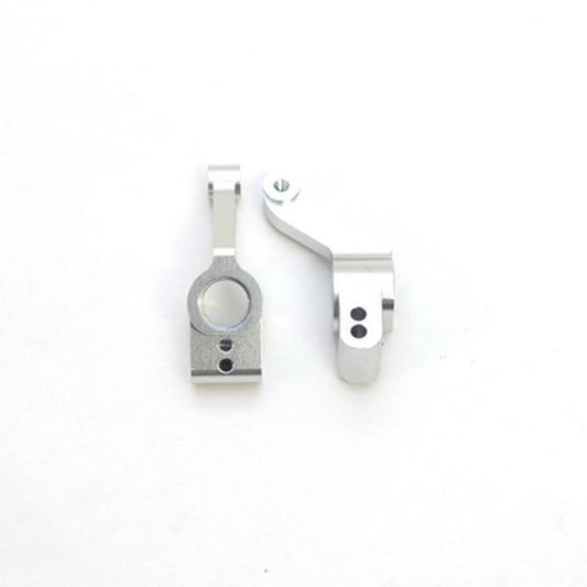 ALUM REAR HUB CARRIERS FOR SLASH 4X4 (SILVER) 1 P AIR