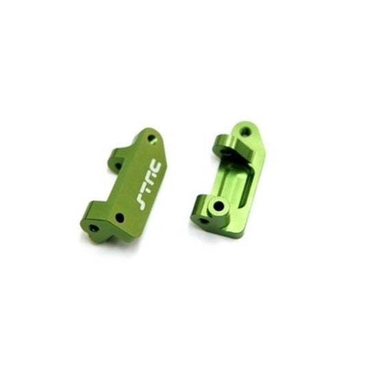 STRC STAMPEDE/RUSTLR/SLASH ALUMINUM CASTER BLOCKS (GREEN)