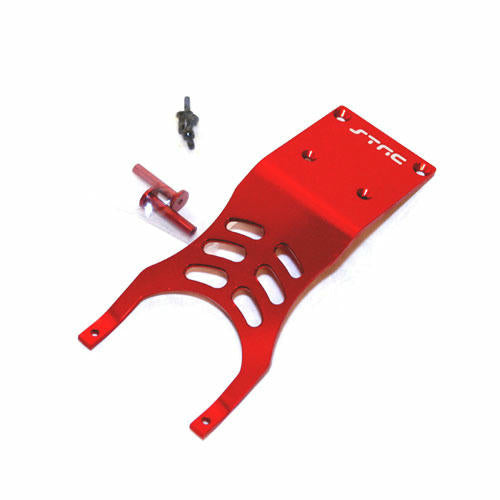 Image of Traxxas Slash 2WD Red CNC Aluminum Front Skid Plate SPTST5837R