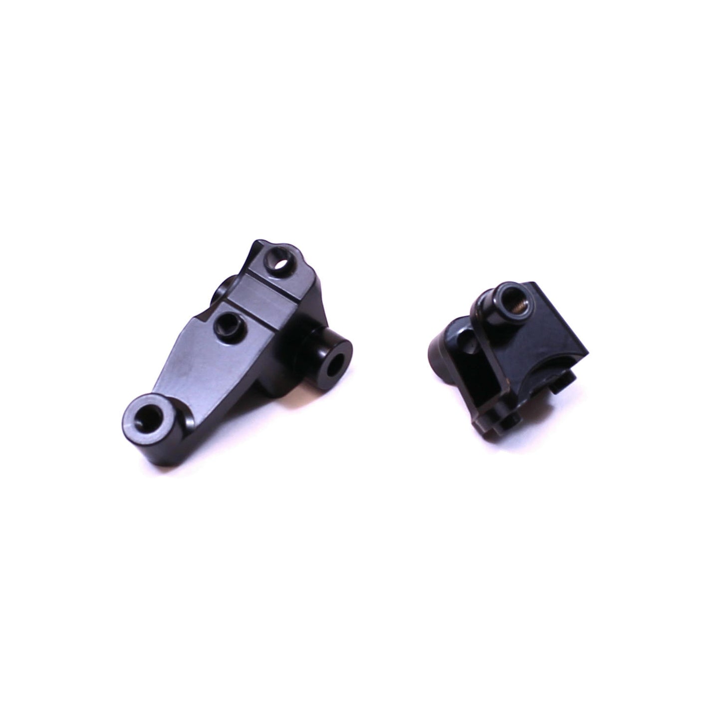 Image of Black HQ Brass Front Lower Shock Mount (pair) fits Traxxas TRX-4 TRX4ST8227FBR