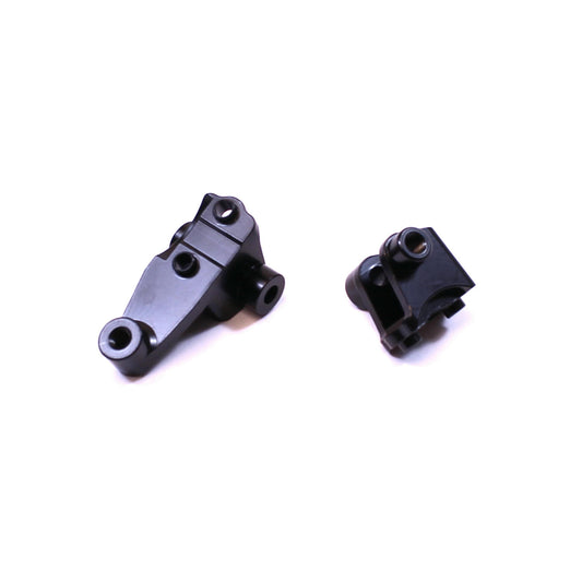 Image of Black HQ Brass Front Lower Shock Mount (pair) fits Traxxas TRX-4 TRX4ST8227FBR