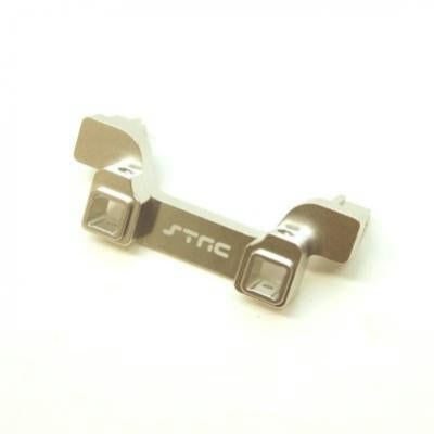 Image of Heavy Duty Silver Aluminum Rear Bumper Mount SPTST8237RS fits Traxxas TRX-4 TRX4