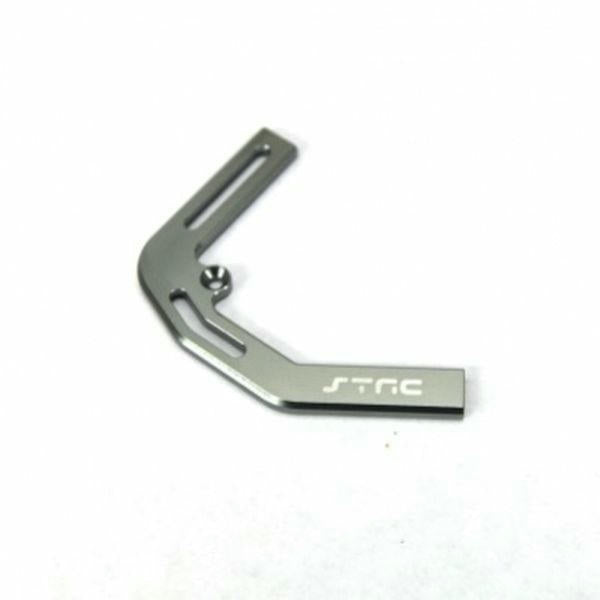 Image of Gunmetal Grey Aluminum Chassis Brace for Axial 1/10th Yeti Rock Racer STA31105GM