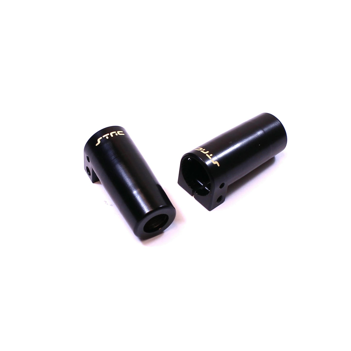 Image of Axial Racing SCX10 II Black CNC Brass Rear Lock-Outs SPTSTA31383BR