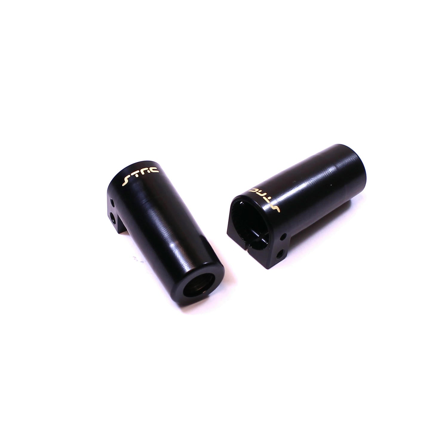 Image of Axial Racing SCX10 II Black CNC Brass Rear Lock-Outs SPTSTA31383BR