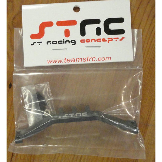 CNC Machined Heavy Duty Aluminum Rear Upper Link Mount, for Axial SCX10, Gun Metal