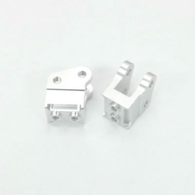 Image of Axial Racing Wraith Silver CNC Aluminum HD Lower Shock Mounts STRSTA80070XS