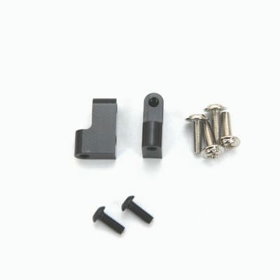 Image of Axial Racing Wraith Black CNC Aluminum Servo Mounts by ST Racing SPTSTA80072SBK