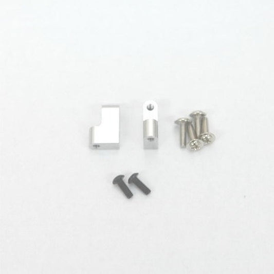 Aluminum Servo Mounts, Silver, for Axial Wraith, 1pr