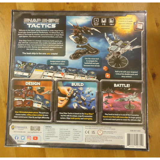 Snap Ships Tactics Starter Box - Tabletop space dogfighting game with